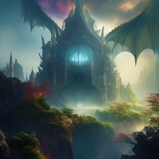 Cathedral at Nightfall