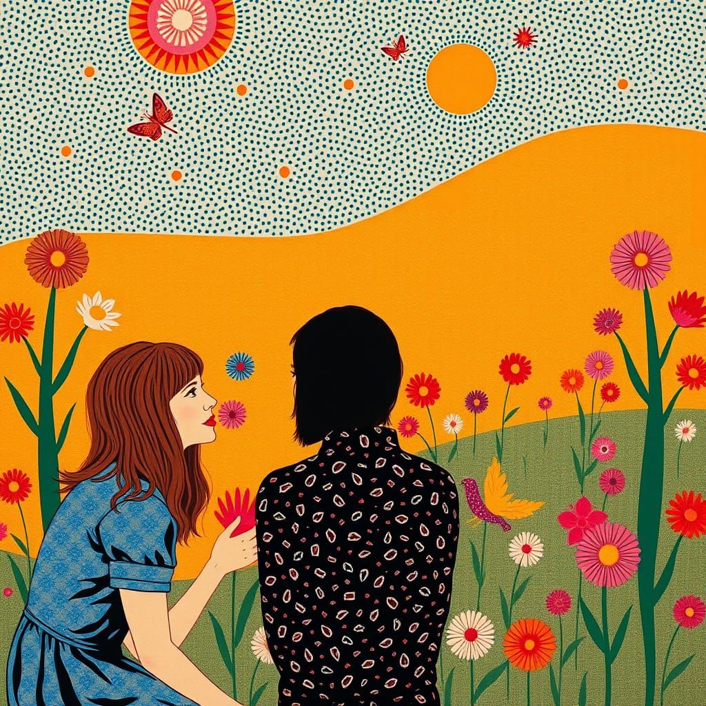 Surreal Pop Art Fusion Inspired by Masters