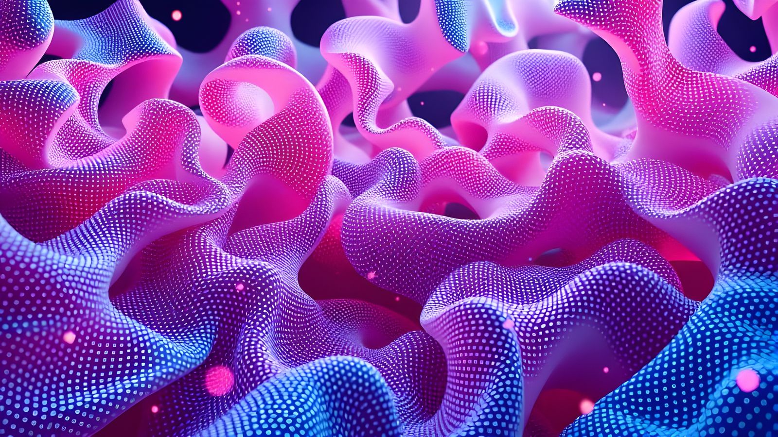 snaky undulating surface