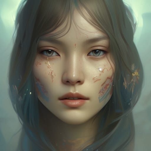 Hyperdetailed Portrait of Yakut Beauty