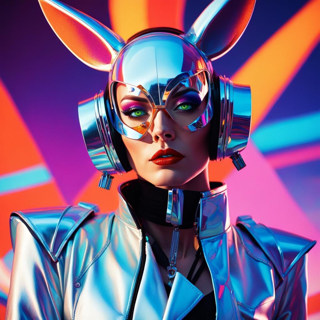 Futuristic Portrait with Playboy and NoH8 Inspiration