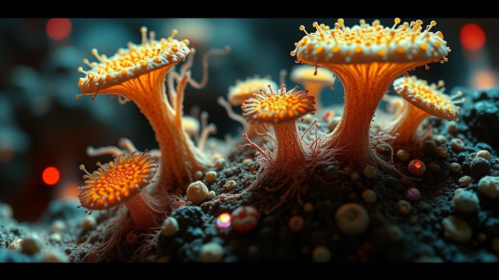 Lively Bacteria Rave in Petri Dish: 3D Micro-Mapping