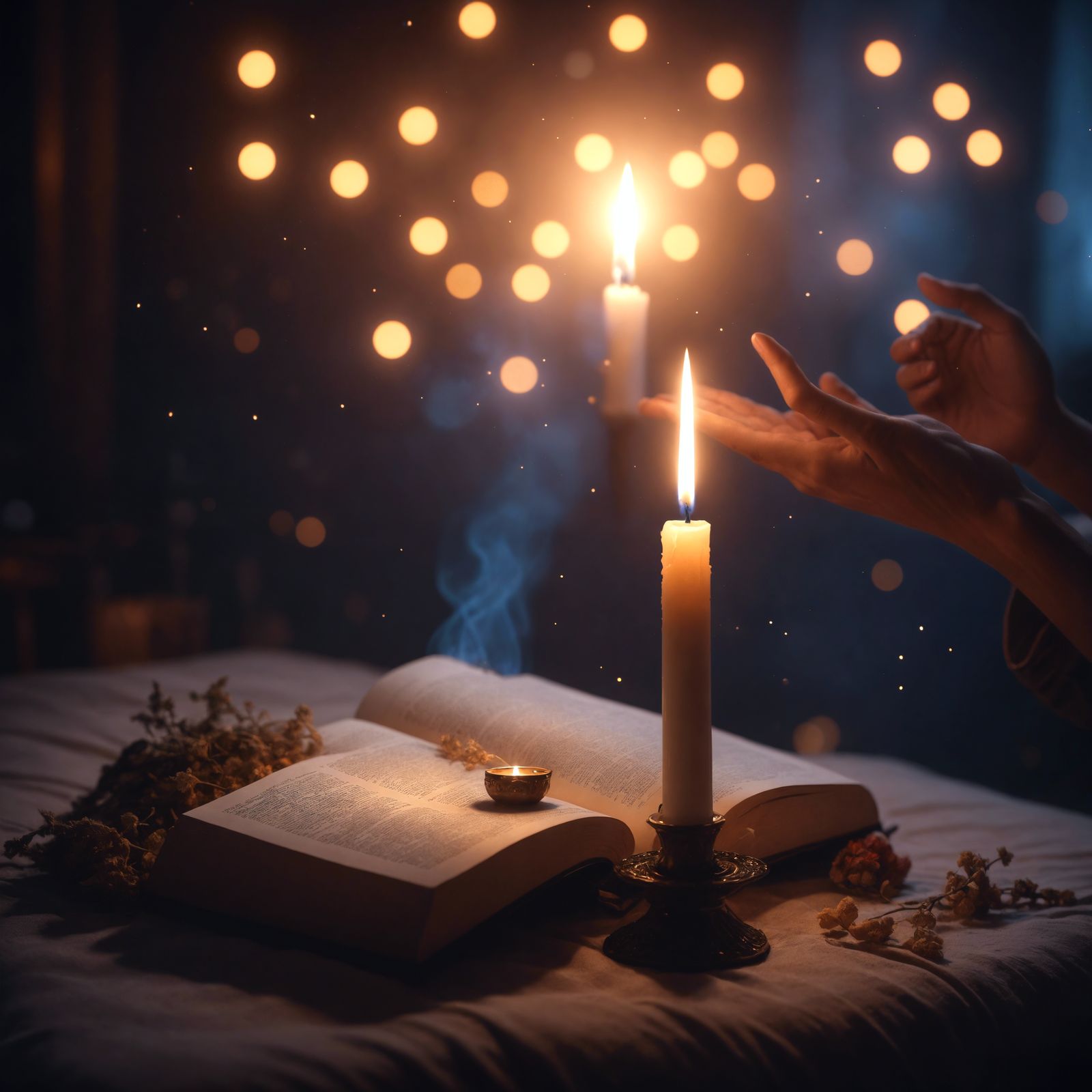 Astral Projection Concept Art with Bokeh Effect