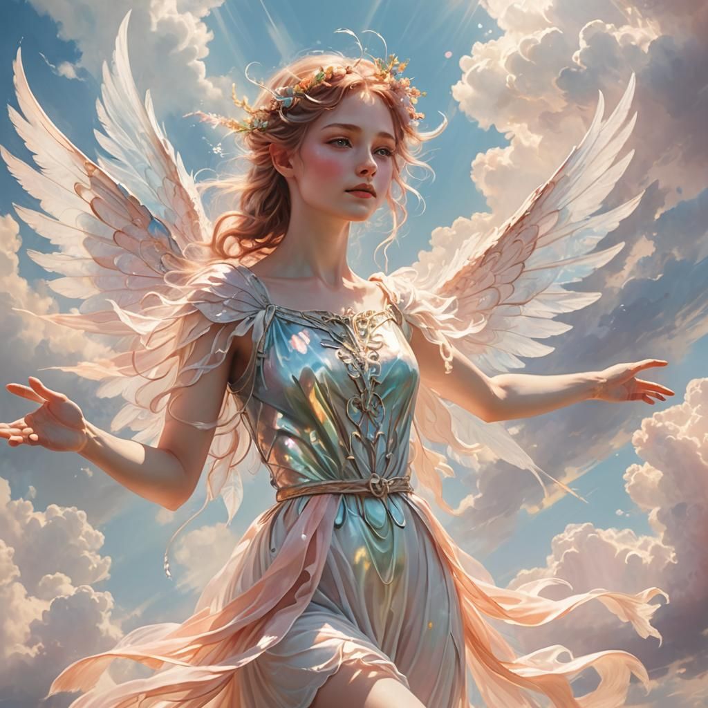 Summer Fae in Divine Sunshine: Soft Focus Fantasy