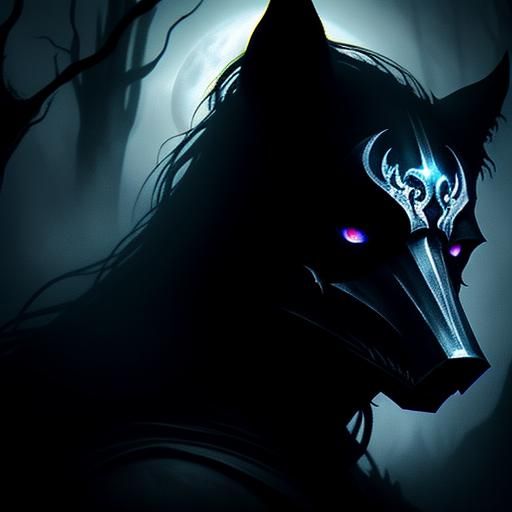 Mystical Huntress in Dark Fantasy Art