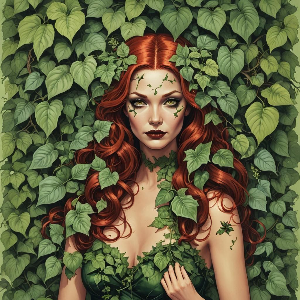 Cancer Woman as Poison Ivy