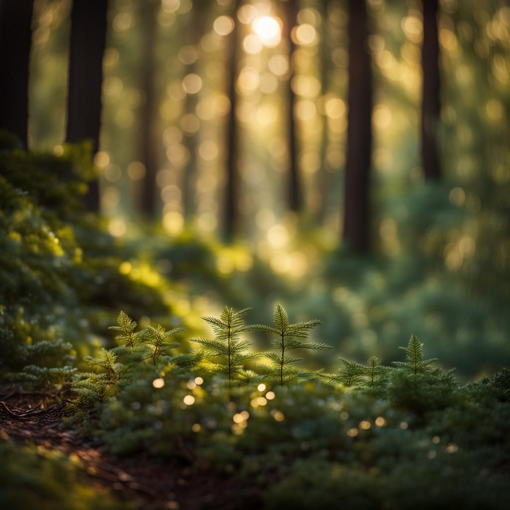 Enchanting Forest Photography with Bokeh