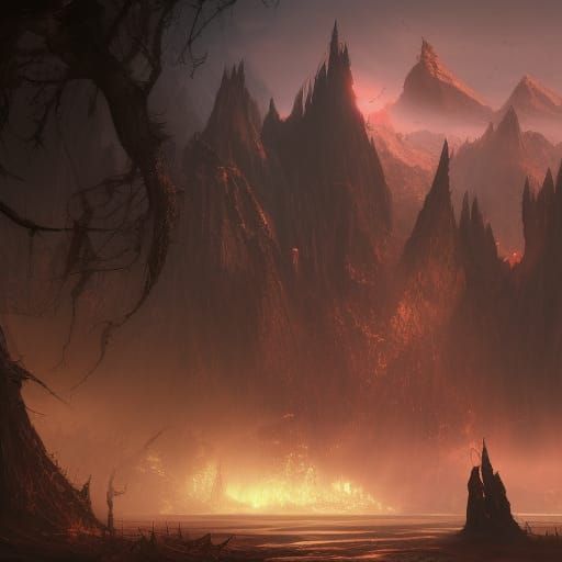 Detailed Stab Wound in Fantasy Art Style