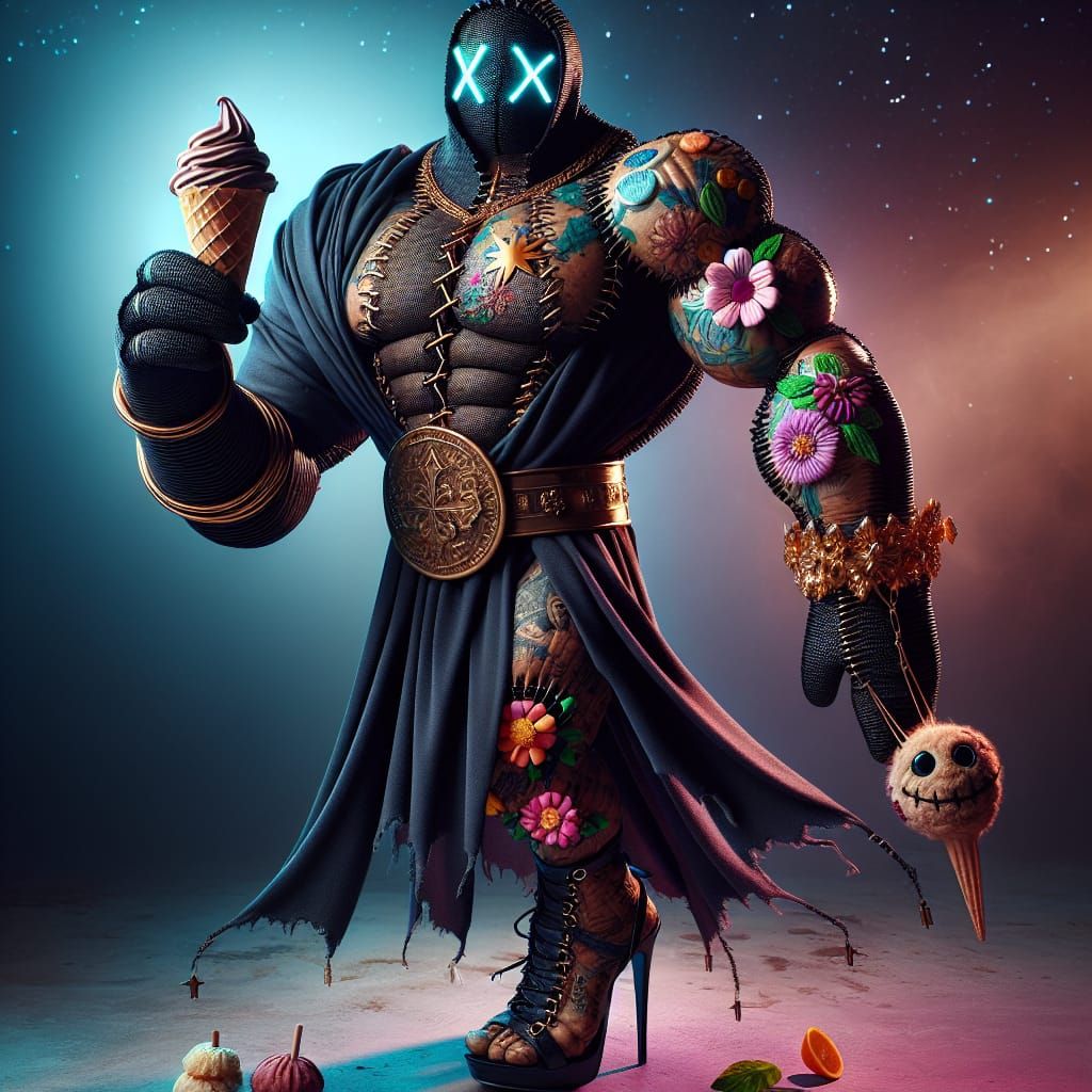 Fabric Roman Legionary with High Heels