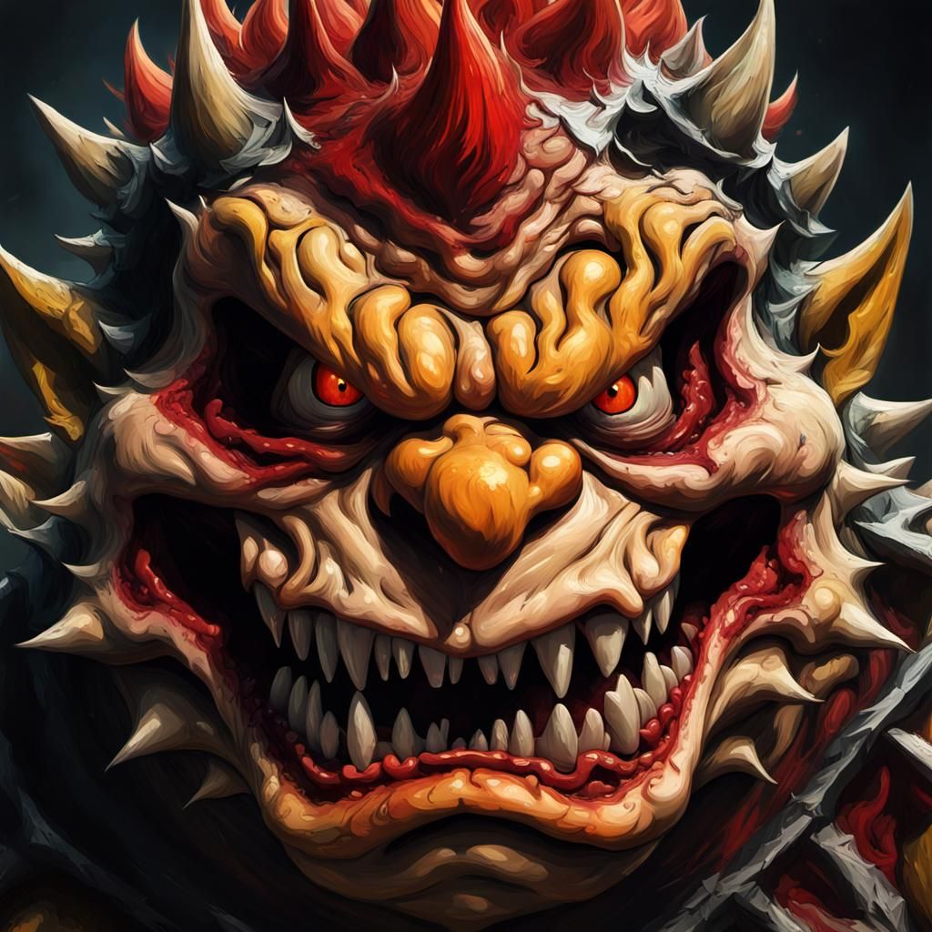 Grotesque Bowser: Cannibalistic Gothic Impressionist Masterp...