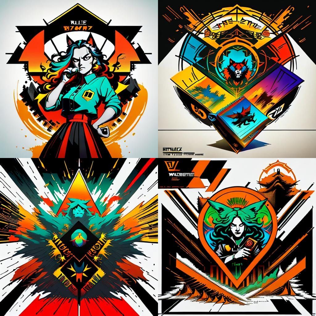 The Hu Wolf Totem Concert Poster in Pop Art Style