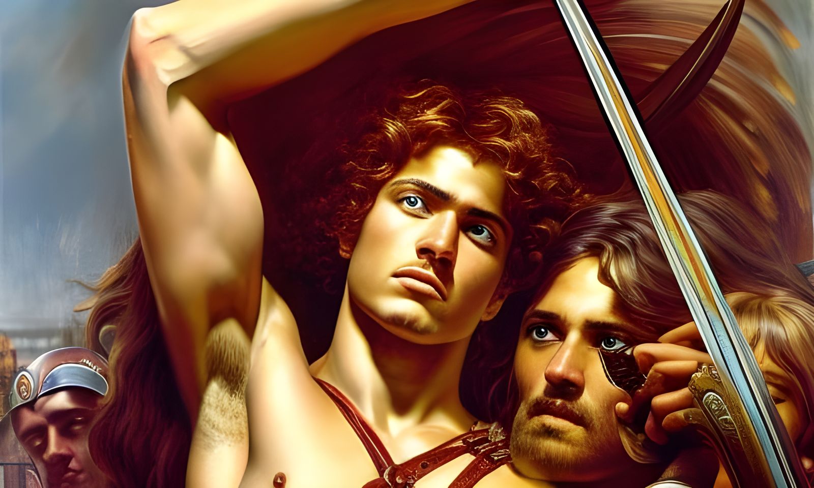 Achilles and Patroclus in the Battle of Troy