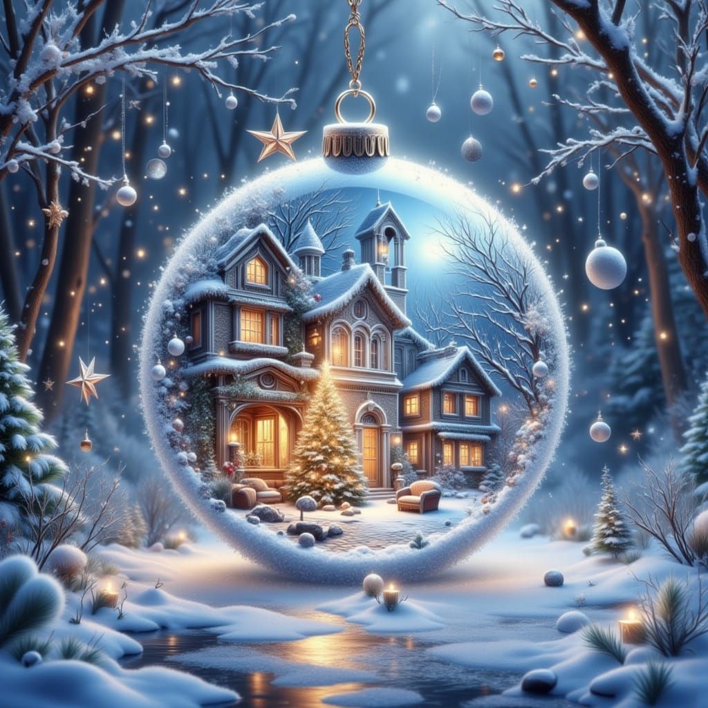 A Home Wrapped in Winter