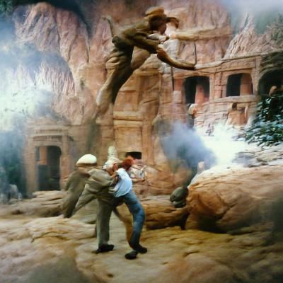 Intense Hand-to-Hand Combat Scene