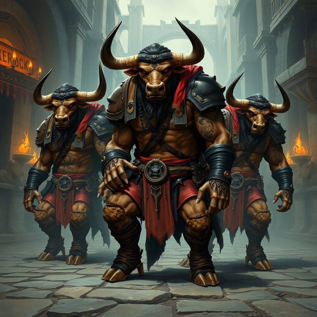 Mighty Minotaurs of Gritty Urban Myth