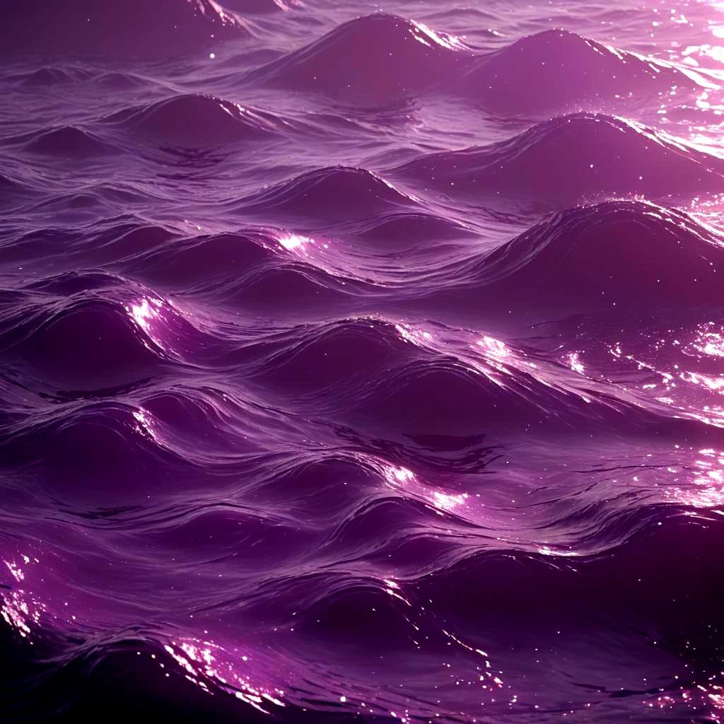 Vast Cosmic Ocean in Deep Purple Tones