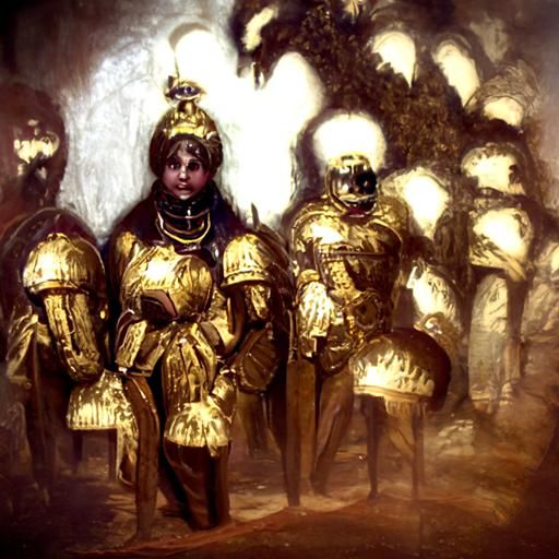 Princess Savitri in her palace