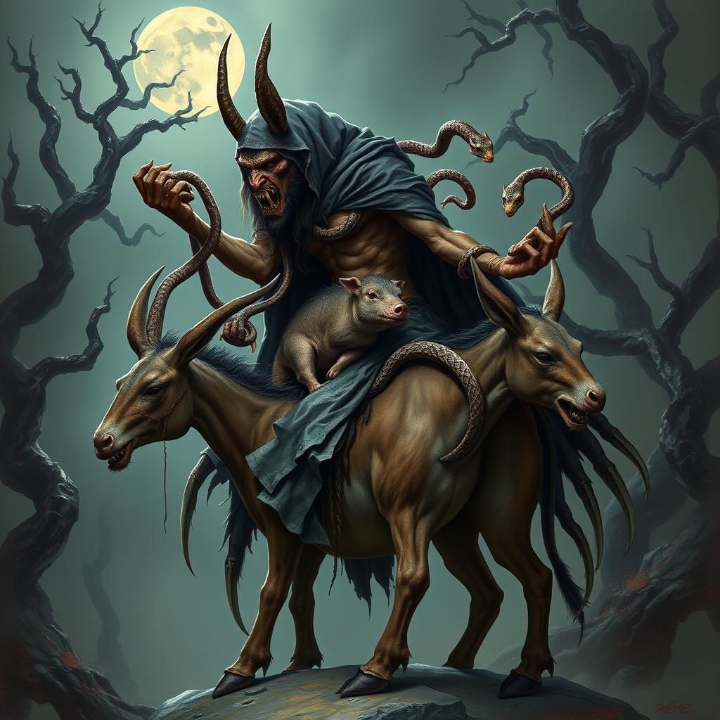 Lamashtu: Fearsome Demigoddess of Dark Fantasy