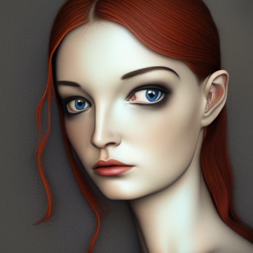 Elegant Lady in a Stunning Kinetic Pointillism Braille Gown