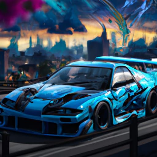 Exotic Car Collection: Detailed Matte Painting