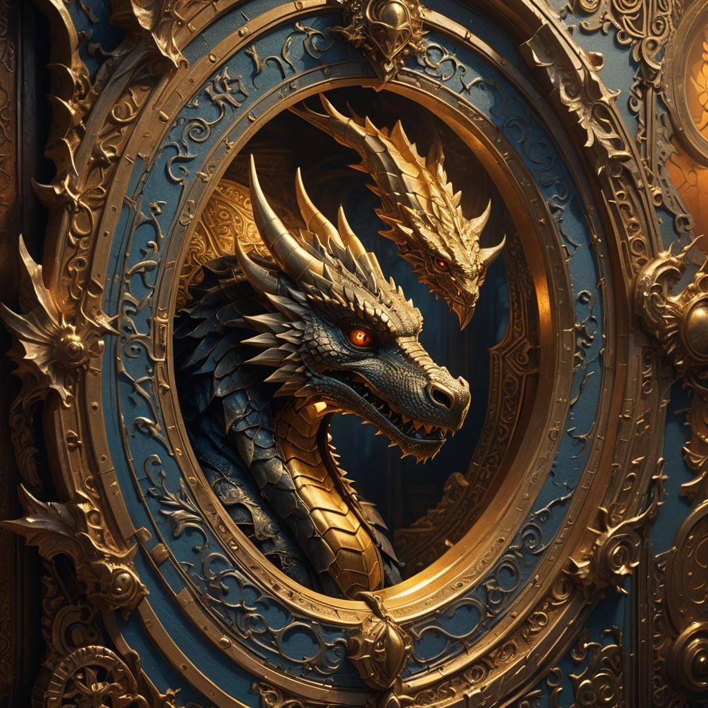 Spying a Dragon: High-Fantasy Keyhole Scene