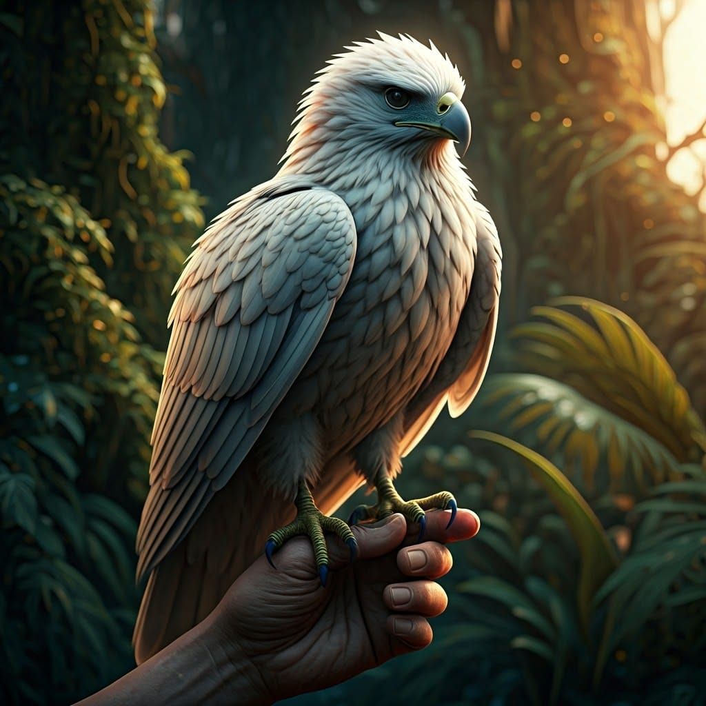 Aguila Blanca on Hand: Fantasy Concept Art