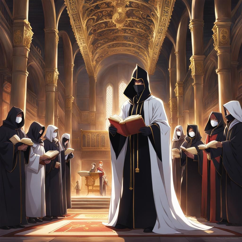 Mysterious Book Presented in Anime Style