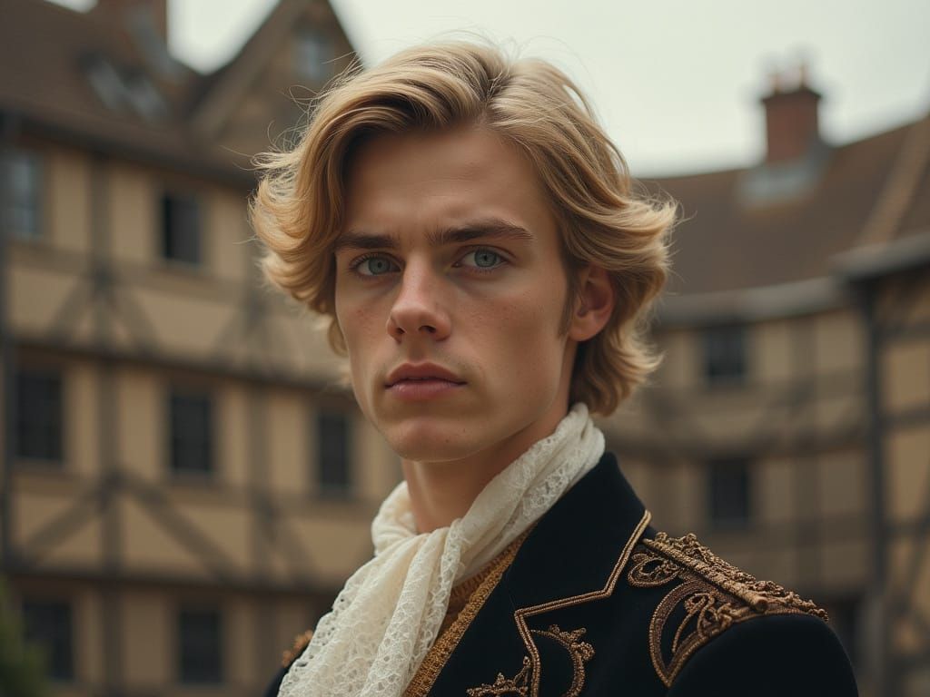 Portrait of a Blonde Actor, Globe Theatre Era