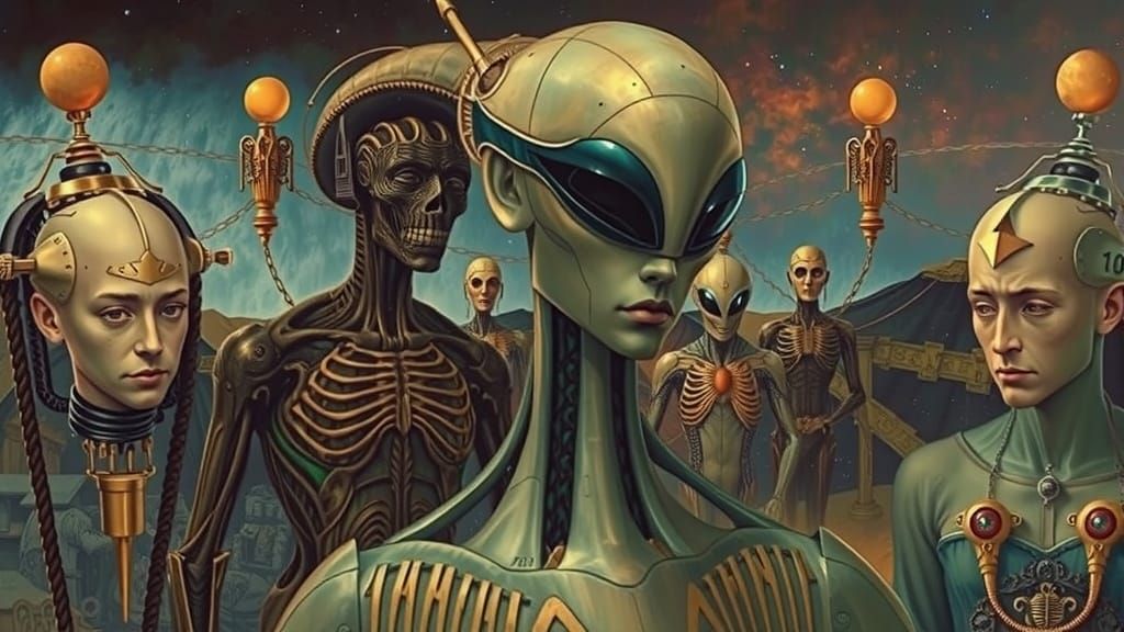 Machines Awaken in a Dreamlike Dystopia