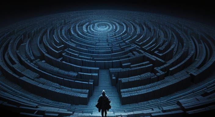 Ominous and Mysterious Infinite Labyrinth