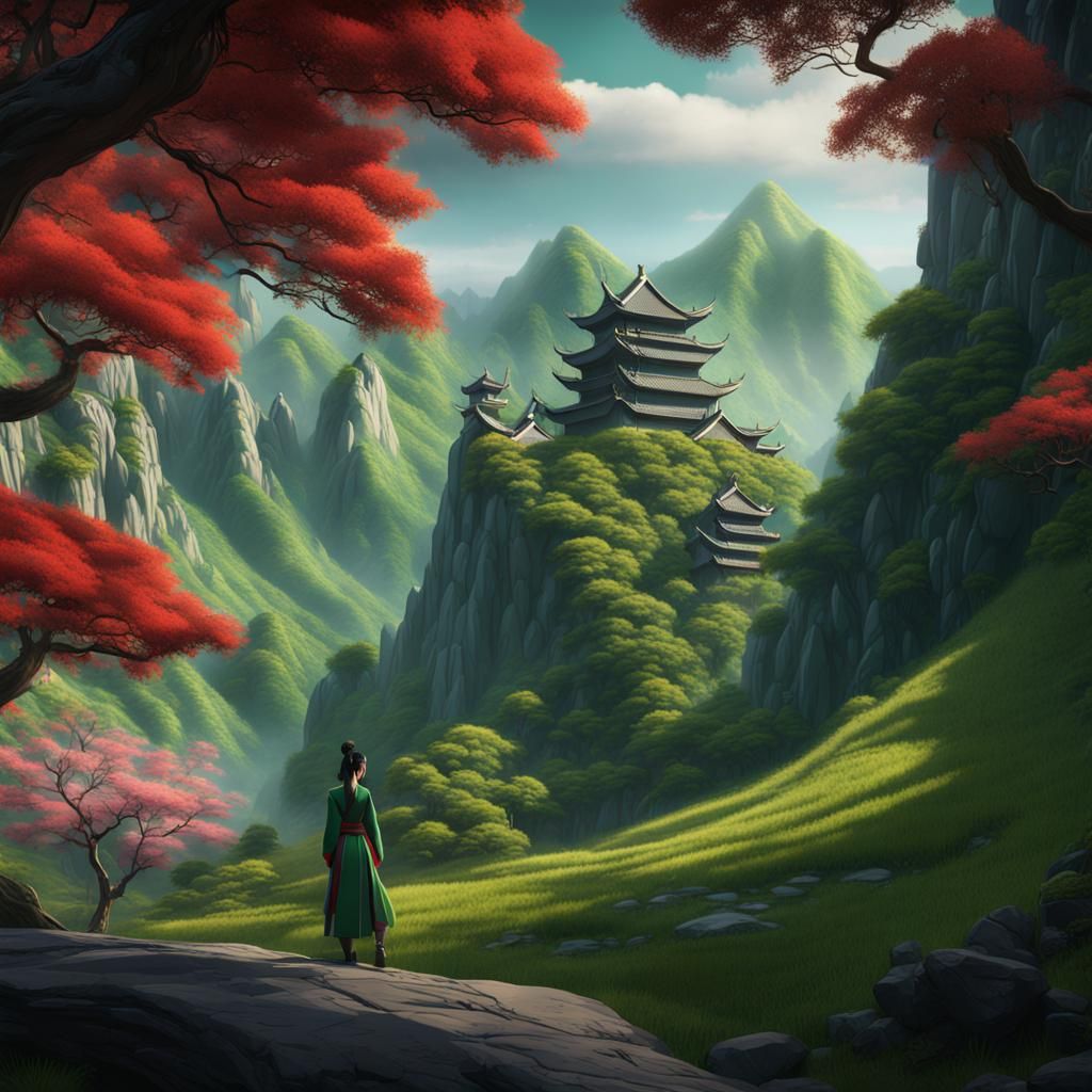 Heroic Mulan in Tetsuya Nomura Style