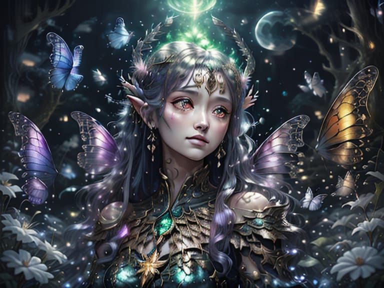 Whimsical Pixie Character Design