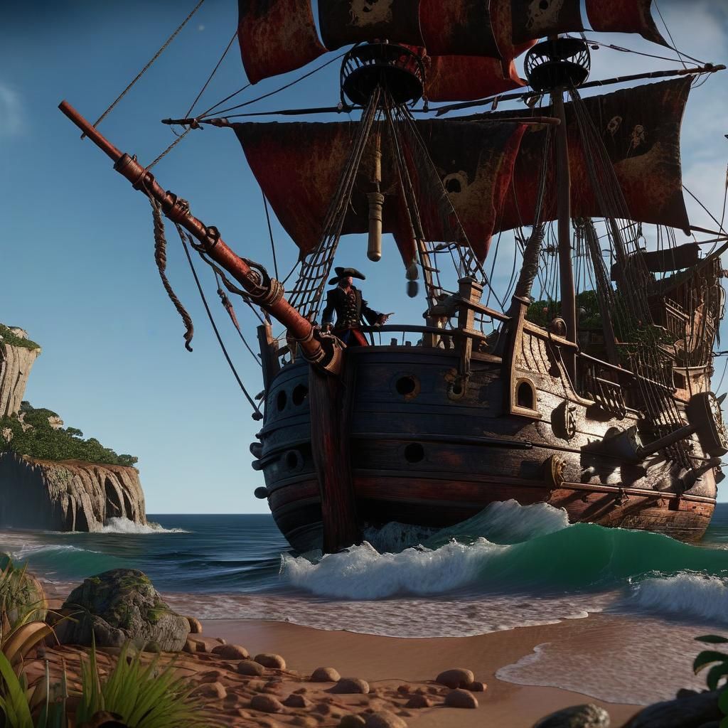 Pirate Legend in Queenscliffe: A Matte Painting