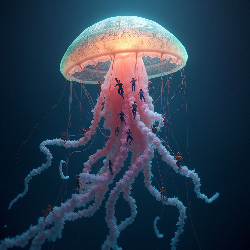 Box Jellyfish Transports Humans Through the Cosmos