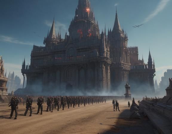 Fantastical Land of Confusion: Detailed Matte Painting