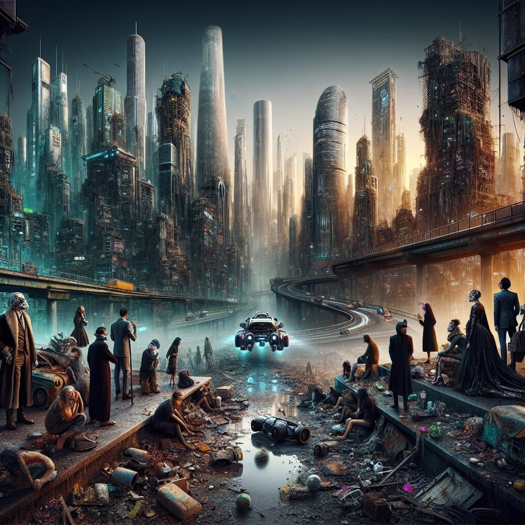 their once-gleaming surfaces now tarnished and corroded