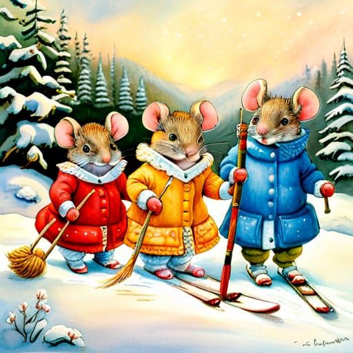 Let's go skiing