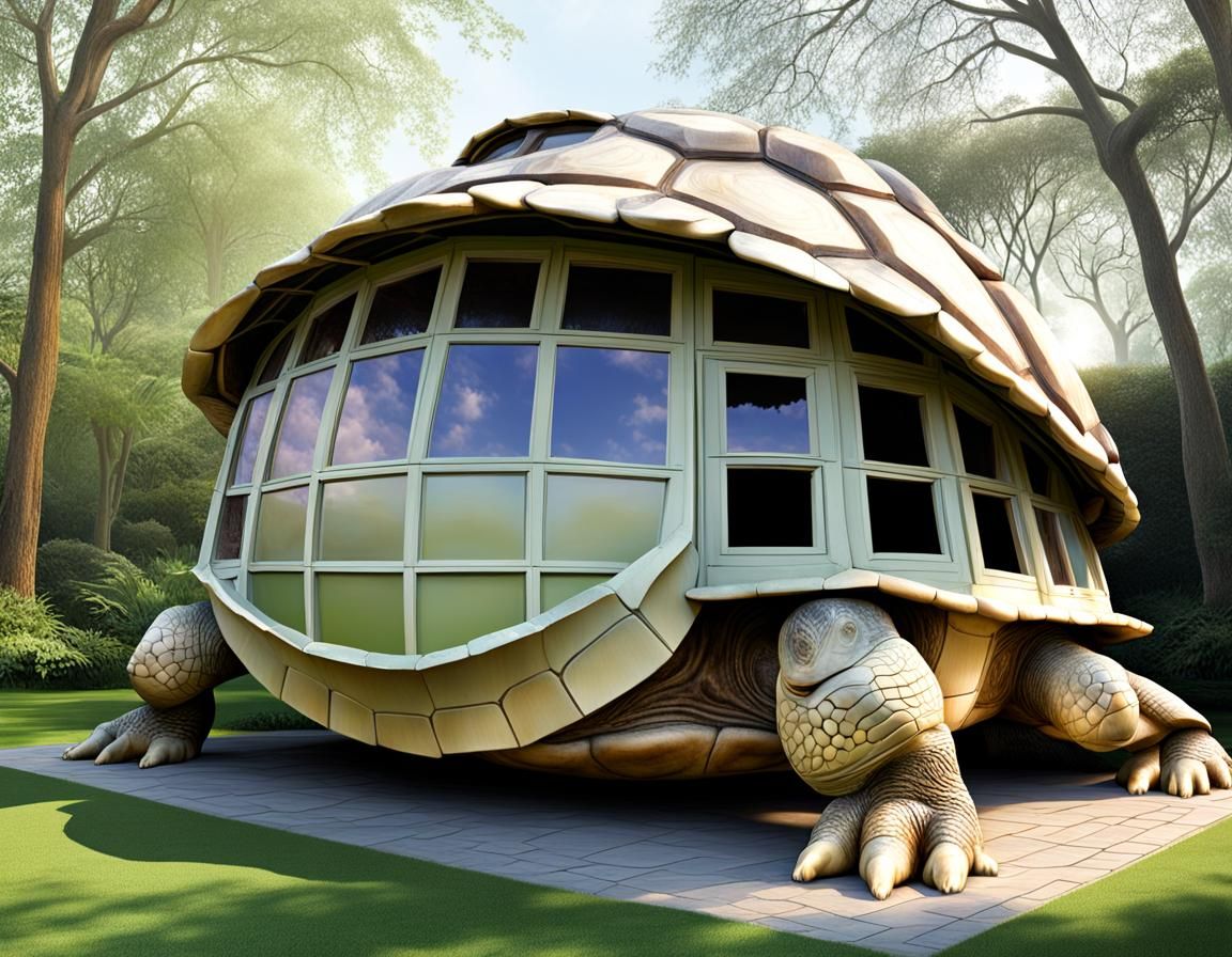 Giant Turtle Shell City of Lilliput