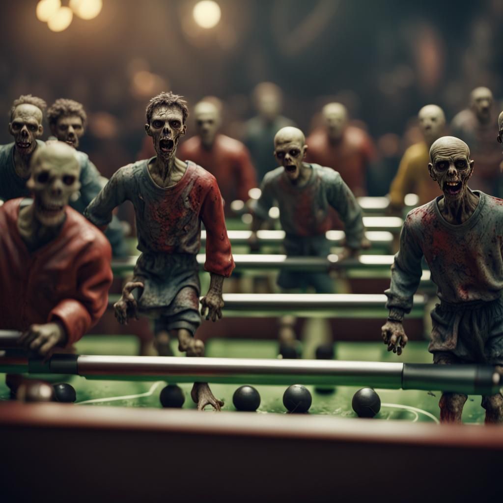 Zombie foosball