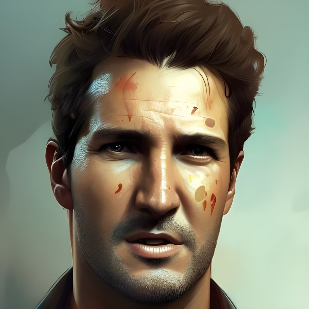 Hyperdetailed Portrait of Nathan From Uncharted