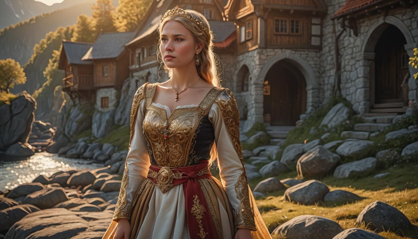 Beautiful Norwegian princess