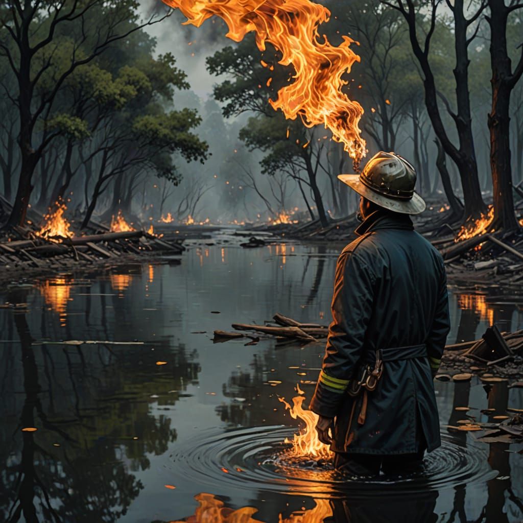 Elemental Fusion: Fire and Water Daughter