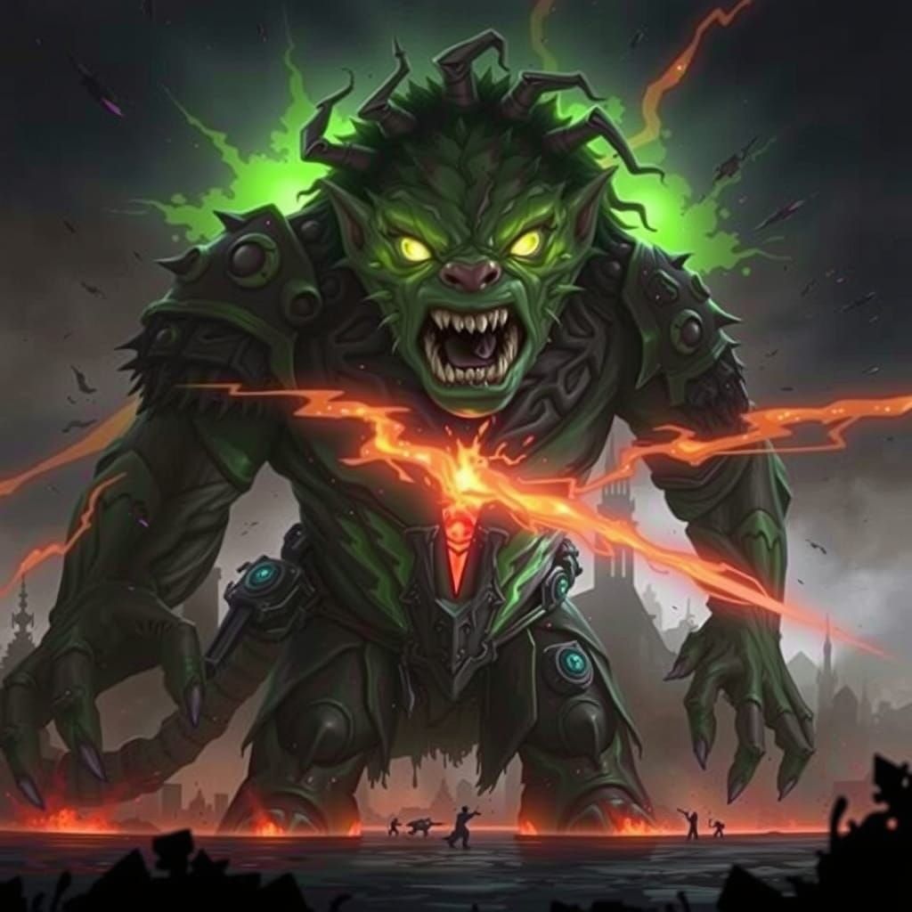 Horrific Troll Amalgam in Gigantamax Form