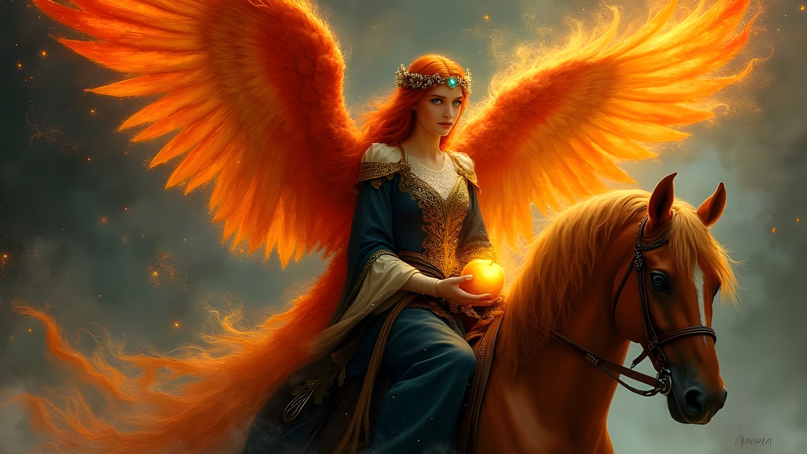 Viking Goddess of Fire and Flame