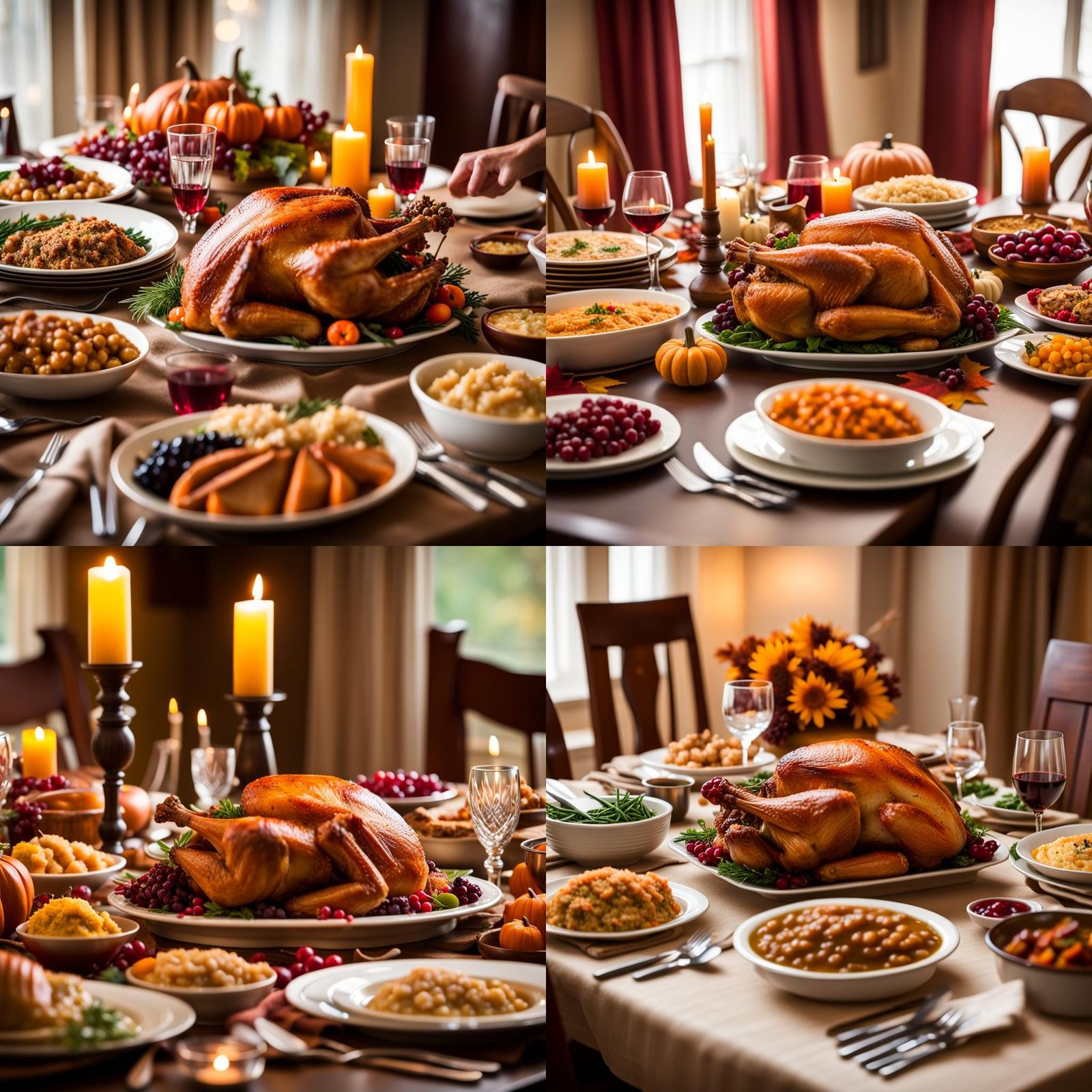 Thanksgiving Dinner: Professional Photography with Bokeh