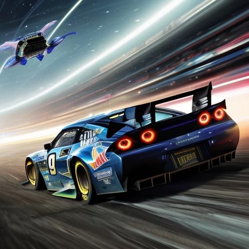 Dale Earnhardt Jr. Ascends Through Wormhole