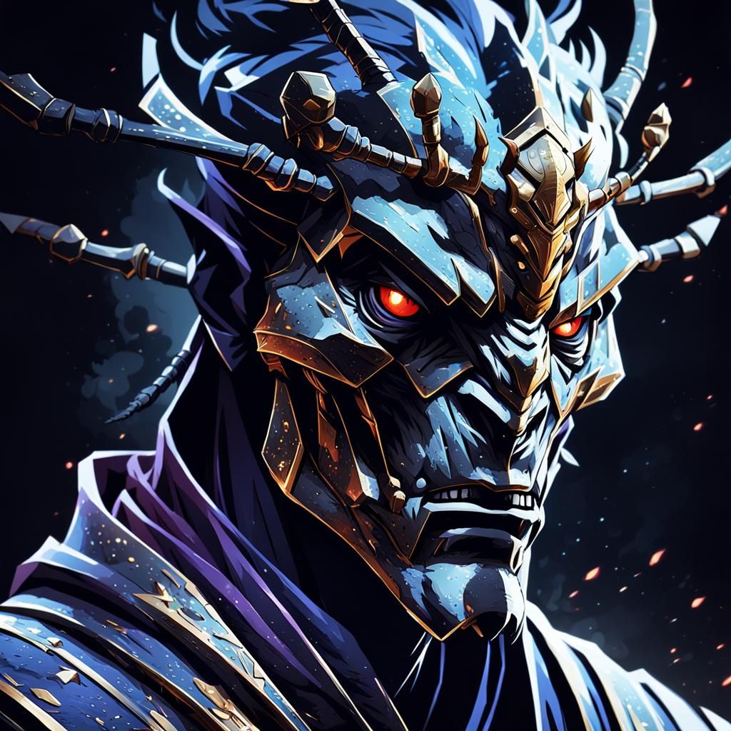 Anime Portrait of the Ant King in Digital Art