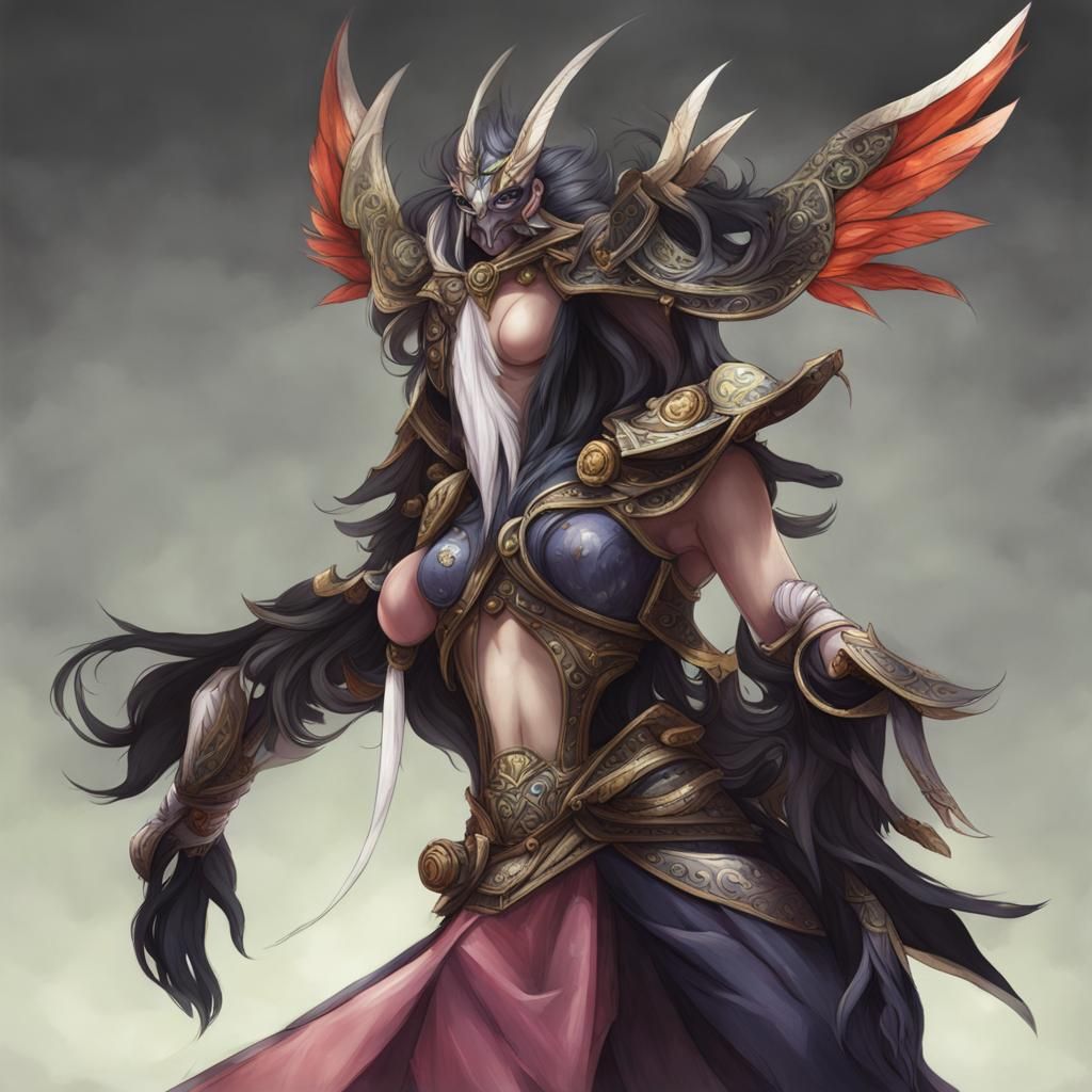 Virtue Versus Avarice: A Conceptual Illustration