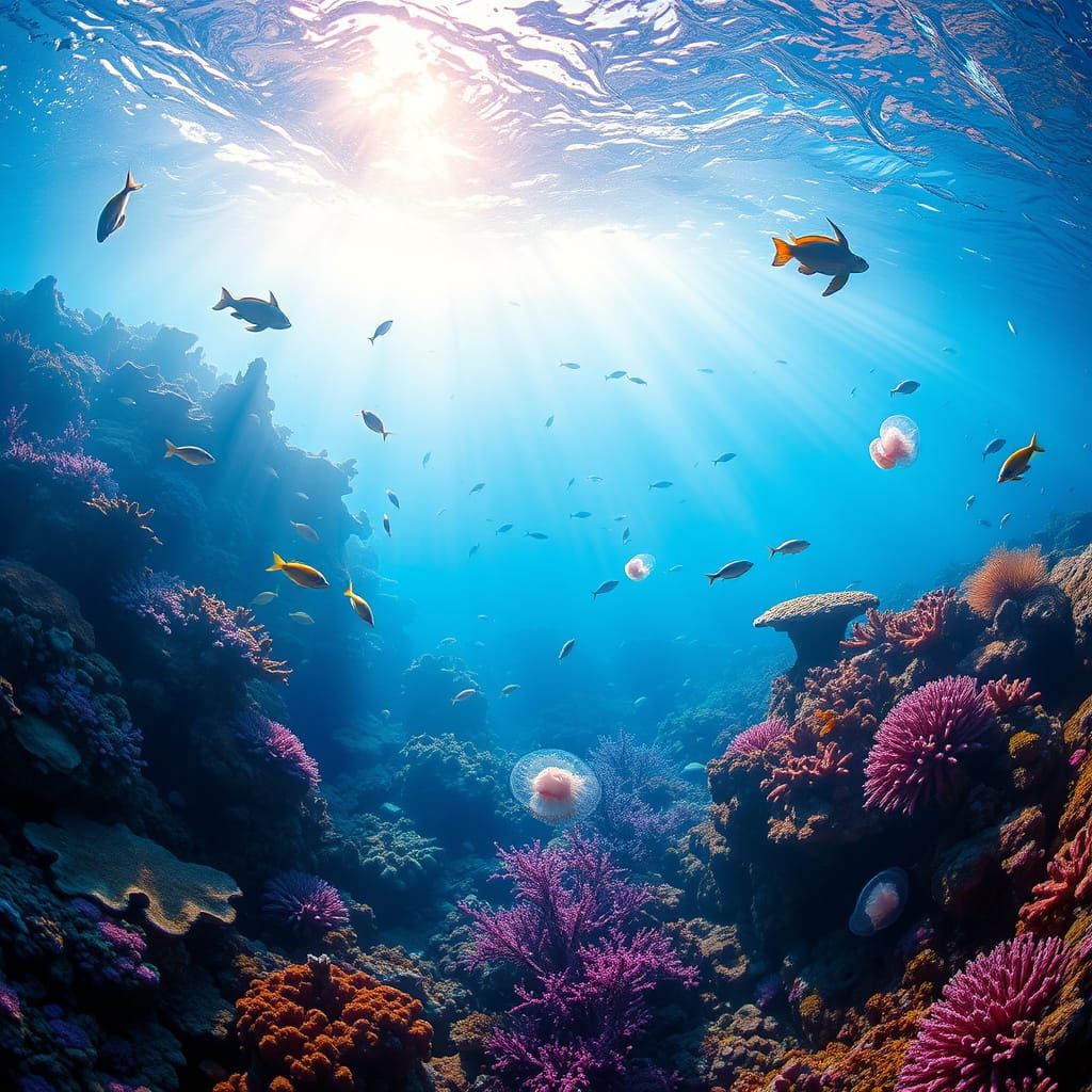 Magical Underwater Kingdom: Vibrant Marine Photography