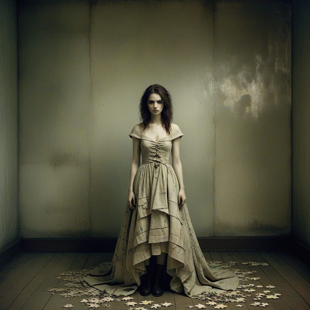 Girl Solves House Puzzle and Fleeing in Mysterious Atmospher...